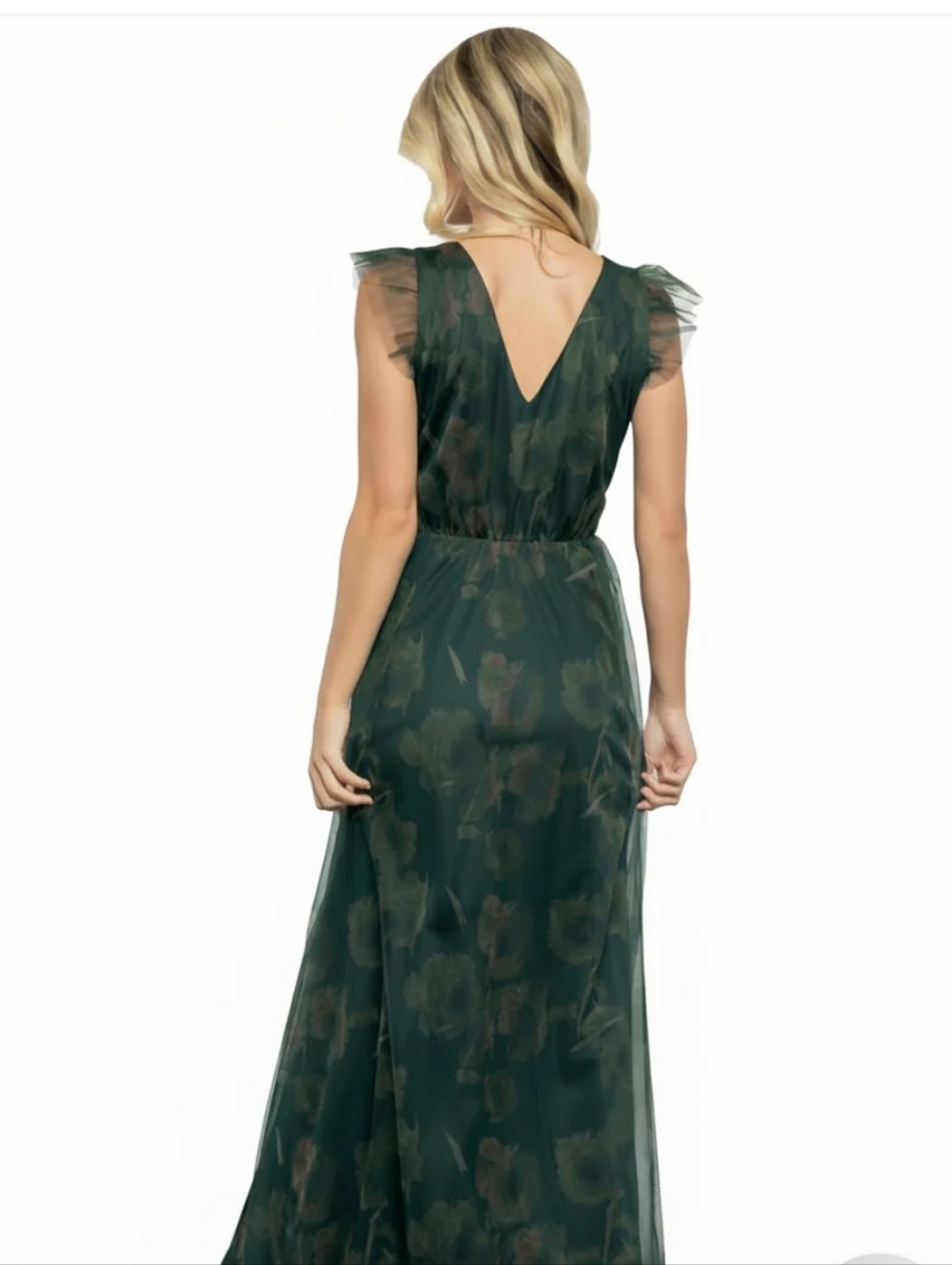 Baltic Born Adelyn Maxi with Sheer Cap Sleeves Size Small - Picture 6 of 15